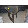 Image 3 : GLASS TOP SIDE TABLE, ISAMU NOGUCHI STYLE (86" X 24")