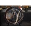 Image 2 : CERAMIC ART STONEWARE PLATE (SMALL CHIP) (18 3/4") (DOES NOT INCLUDE STAND)