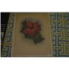 Image 3 : VINTAGE AIRBRUSH RED HIBISCUS PRINT BY MUNDORFF, VINTAGE PICTORIAL MAP OF MAUI & VINTAGE POSTER (3 P