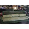 Image 3 : BATIK DAYBED IN RUSTIC GREEN W/PILLOWS (77 3/4" X 39")