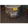 Image 2 : PAIR LARGE OVERGLAZE ENAMEL FISHBOWLS, KANG XI DESIGN (18" X 16") (PAIR) (DOES NOT INCLUDE STAND & P