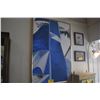 Image 3 : FRAMED JOHN THOMAS OIL ON CANVAS, "BEYOND THE DARK LEAF"; SIGNED (33" X 49")