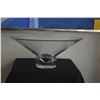 Image 2 : 13 1/4" CRYSTAL BOWL ON CRYSTAL STAND; SIGNED PIERO SARTOGO FOR TIFFANY & CO. (2 PCS)