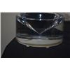 Image 4 : 13 1/4" CRYSTAL BOWL ON CRYSTAL STAND; SIGNED PIERO SARTOGO FOR TIFFANY & CO. (2 PCS)