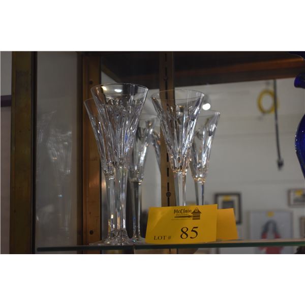 WATERFORD CRYSTAL MILLENNIUM SERIES TOASTING FLUTES (3 PCS)