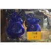 Image 1 : COBALT BLUE VASES (2 PCS)
