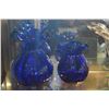 Image 2 : COBALT BLUE VASES (2 PCS)