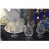 Image 2 : WATERFORD CRYSTAL BRANDY SNIFTERS, LISMORE PATTERN (9 PCS) (DOES NOT INCLUDE TRAY)