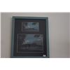 Image 2 : FRAMED DIAMOND HEAD POSTCARD & PAINTING (11 1/4" X 13 1/2")