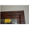 Image 3 : ANTIQUE AMERICAN EMPIRE FLAME MAHOGANY RECTANGULAR MIRROR (26" X 37")