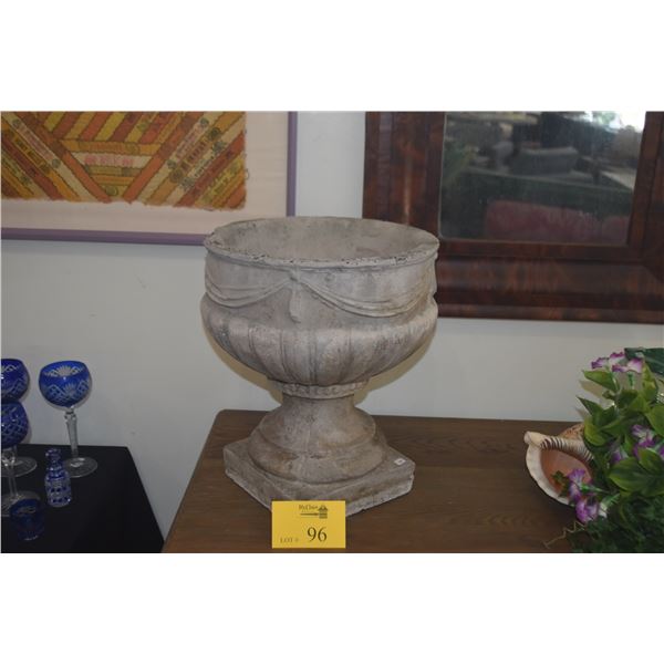 GARDEN CONCRETE URN (47" X 49 3/4") (DOES NOT INCLUDE FLOWERS)