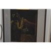 Image 2 : FRAMED VELVET PAINTING, HULA DANCER, MODEL IS PUALANI MOSSMAN (15 1/4" X 18 1/4")
