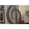 Image 3 : 60" RON KENT WOODEN TREBLE CLEF; SIGNED