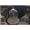 Image 2 : 3 GLASS CLOCHE W/CAKE STANDS & PLATES (6 PCS) (DOES NOT INCLUDE DESSERTS)