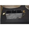 Image 5 : MICHAEL ARAM BUTTERFLY GINKO CUTLERY CADDY, TRIVETS & OVAL TRAY (4 PCS)