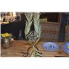 Image 4 : PAIR VINTAGE GILDED METAL PALM LEAF CANDLE HOLDERS (PAIR)