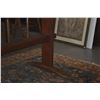 Image 5 : MID CENTURY ARTS & CRAFTS STYLE WOOD TABLE (26" X 71 3/4" X 29 3/4")