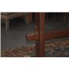 Image 6 : MID CENTURY ARTS & CRAFTS STYLE WOOD TABLE (26" X 71 3/4" X 29 3/4")