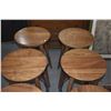 Image 4 : CURLY KOA BAR STOOLS (6 PCS)