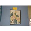 Image 1 : FRAMED PRINT, "CUP OF GOLD"; SIGNED SHIRLEY RUSSELL (11 1/4" X 15")