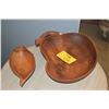 Image 1 : MANGO WOOD BOWLS (1 SIGNED SORENSEN)