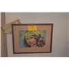 Image 1 : KOA FRAMED WATERCOLOR, "LIKE A LOKE"; SIGNED JANET STEWART (21" X 17 1/4")