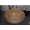 Image 1 : LARGE WOVEN ROUND COFFEE TABLE
