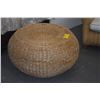 Image 2 : LARGE WOVEN ROUND COFFEE TABLE