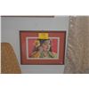 Image 1 : KOA FRAMED WATERCOLOR, "MOE'UHANE KULA-GOLDEN DREAM"; SIGNED JANET STEWART (21" X 17")