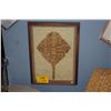 Image 1 : KOA FRAMED LAUHALA FAN BY EUGENIA KALEIWOHIOKALANI NAINOA-LOGAN (17" X 23")