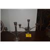 Image 1 : PAIR SILVERPLATE 3 LIGHT CANDELABRAS (13 1/2" X 15 3/4") (PAIR)