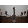 Image 3 : PAIR SILVERPLATE 3 LIGHT CANDELABRAS (13 1/2" X 15 3/4") (PAIR)