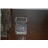 Image 3 : ETCHED BLOCK VASE & ETCHED CANDLE HOLDER (2 PCS)