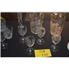 Image 1 : ETCHED GLASS PITCHERS, VASE & GLASSES (10 PCS)