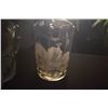Image 3 : ETCHED GLASS PITCHERS, VASE & GLASSES (10 PCS)