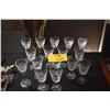 Image 1 : WATERFORD CRYSTAL CORDIAL GLASSES (16 PCS)