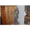 Image 2 : 26" 19TH CENTURY POLYCHROME WOOD CARVED STATUE