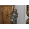Image 3 : 26" 19TH CENTURY POLYCHROME WOOD CARVED STATUE
