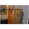 Image 3 : 7 DRAWER DRESSER CHEST (31" X 21 1/2" X 64 3/4")