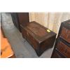 Image 1 : CARVED CHINESE WOOD CAMPHOR CHEST W/INNER TRAY (39 1/2" X 22" X 21")