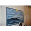 Image 1 : FRAMED OIL ON CANVAS, "KANEOHE BAY"; SIGNED DIETER RUNGE (38 3/4" X 26 1/2")