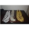 Image 4 : COLLECTION OF SHELL LEI (7 PCS) (DOES NOT INCLUDE STANDS)