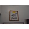 Image 1 : FRAMED VINTAGE PRINT OF NENE (HAWAIIAN GOOSE) BY DALE C. THOMPSON (12 3/4" X 15 3/4")