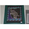 Image 2 : FRAMED "YARN" PAINTINGS (3 PCS)
