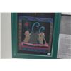 Image 6 : FRAMED "YARN" PAINTINGS (3 PCS)