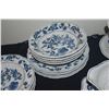 Image 3 : BLUE DANUBE PLATE, BOWLS, GRAVY BOAT & TUREEN, "BLUE ONION" PATTERN (17 PCS)