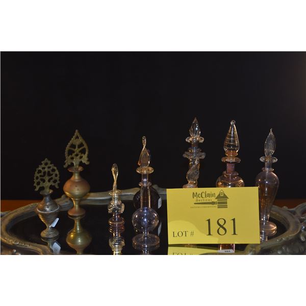 COLLECTION OF PERFUME BOTTLES (9 PCS)