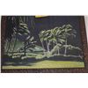 Image 2 : FRAMED PAINTING ON ART BOARD, PALM TREES; SIGNED ROBERT PAYNE HAWAII (27" X 21")