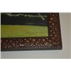 Image 3 : FRAMED PAINTING ON ART BOARD, PALM TREES; SIGNED ROBERT PAYNE HAWAII (27" X 21")