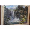 Image 3 : FRAMED OIL ON CANVAS, "THE ROAR OF FALLING WATERS" (RAINBOW FALLS); SIGNED G. EGUCHI (GEORGE) 2018 (